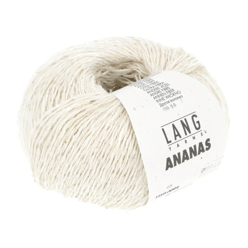 Lang Yarns Ananas yarn, Offwhite, colour 0094, ball photograph