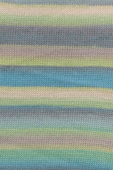 Lang Yarns Aurora yarn, Lime/Green/Purple/Turquoise, colour 0004, alternate product photograph