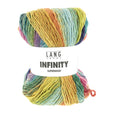 Lang Yarns Infinity – 100g / 260m – Rainbow Cascade (0001)