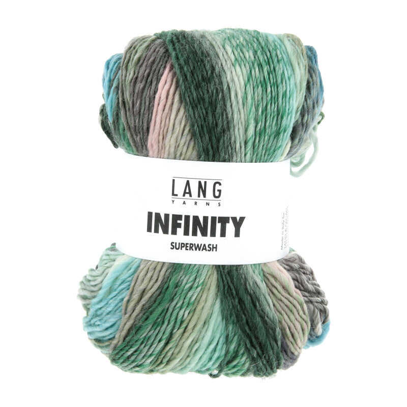 Lang Yarns Infinity – 100g / 260m – Meadow Greens (0005)