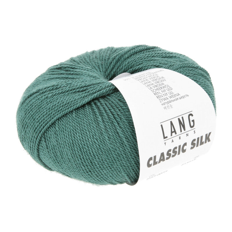 Lang Yarns Classic Silk – 50g / 150m – Emerald (0073) – B view