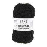 Lang Yarns Donegal Woolen Spun Yarn, 105m / 50g – Black (0004)
