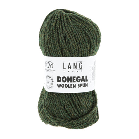 Lang Yarns Donegal Woolen Spun Yarn, 105m / 50g – Green (0017)