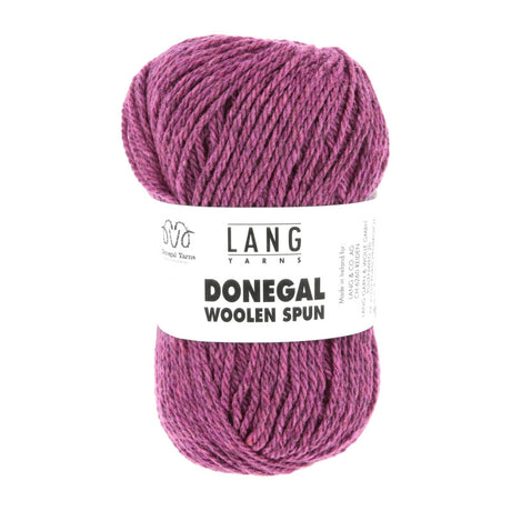 Lang Yarns Donegal Woolen Spun Yarn, 105m / 50g – Berry (0066)