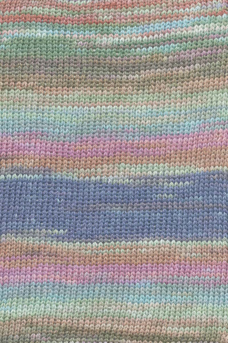 Lang Yarns Eternity – 100g / 340m – Green/Periwinkle/Pink/Hazel (0002) – detail