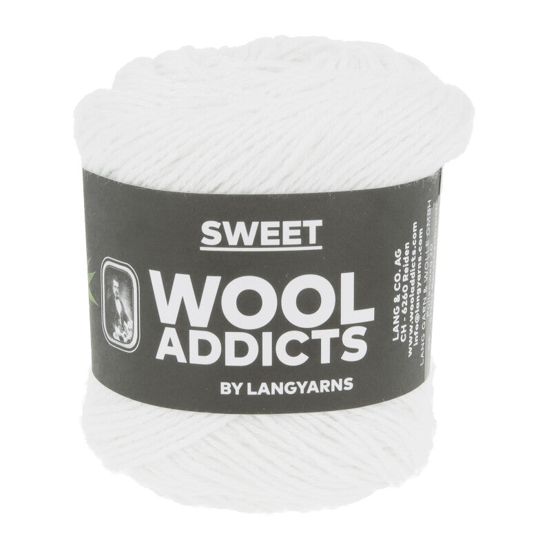 Lang Yarns Sweet – 50g / 135m – White (0001)