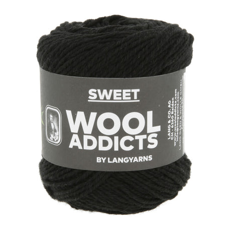 Lang Yarns Sweet – 50g / 135m – Black (0004)