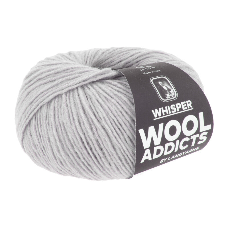 Lang Yarns Whisper – 50g / 125m – Grey (0024)