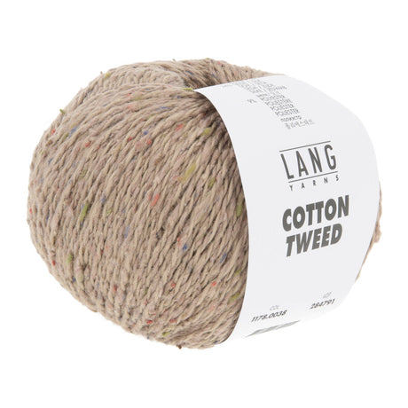 Lang Yarns Cotton Tweed – 50g / 130m – Hazelnut (0038)