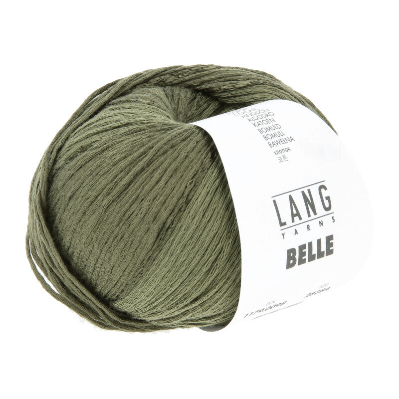 Lang Yarns Belle – 50g / 190m – Dark Olive (0098)