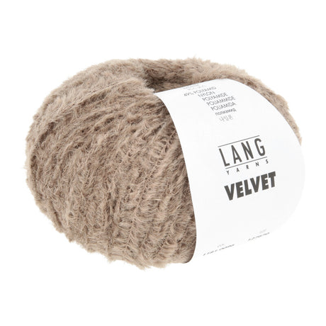 Lang Yarns Velvet – 50g / 170m – Light Brown (0096)