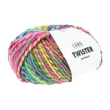 Lang Yarns Twister – 100g / 100m – Hot Pink/Marine/Light Blue (0006)
