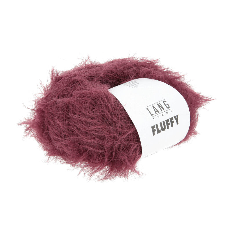 Lang Yarns Fluffy – 50g / 205m – Wine Red (0062)