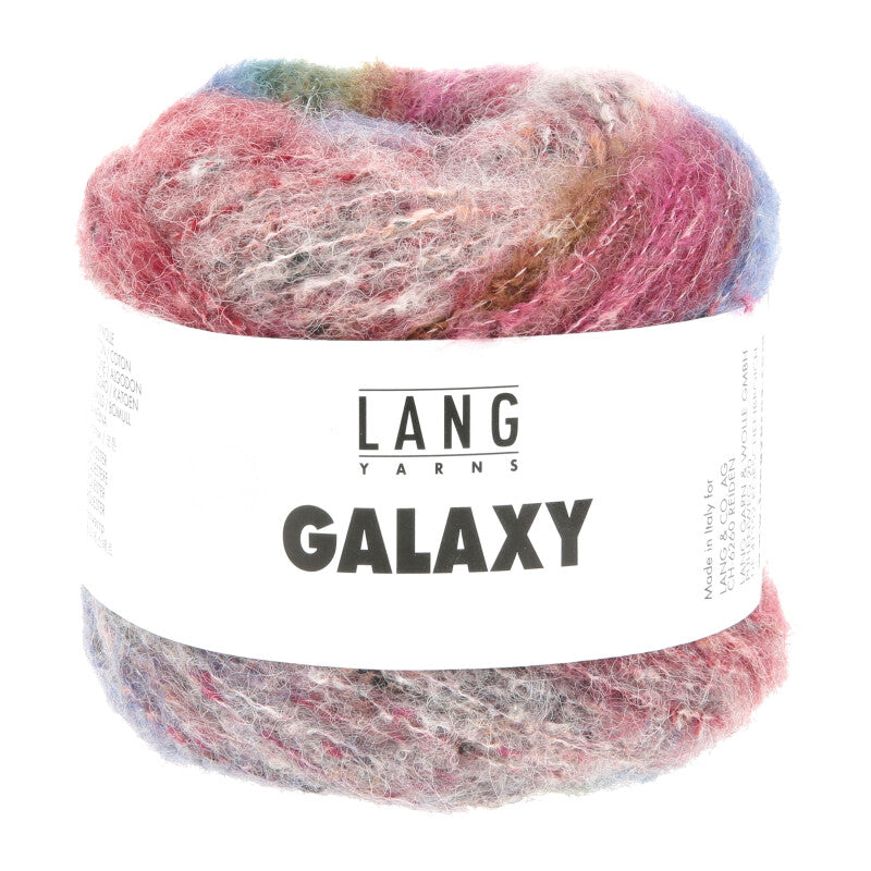 Lang Yarns Galaxy – 50g / 240m – Blue/Red/Pink (0003)