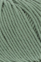 Lang Yarns Merino+ – 50g / 90m – Sage (0091) – detail