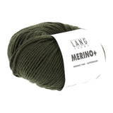 Lang Yarns Merino+ – 50g / 90m – Loden Green (0398)