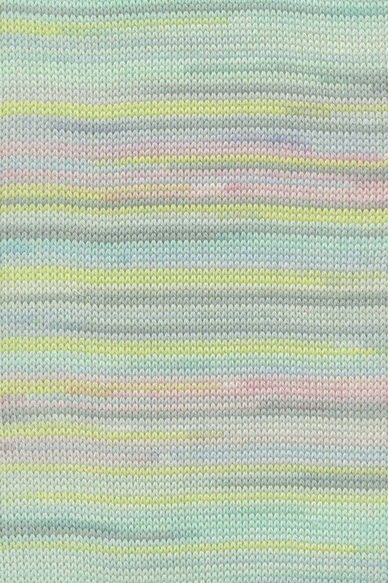 Lang Yarns Merino 200 Bébé Color Yarn, 203m / 50g – Light Pastel (0452), yarn texture