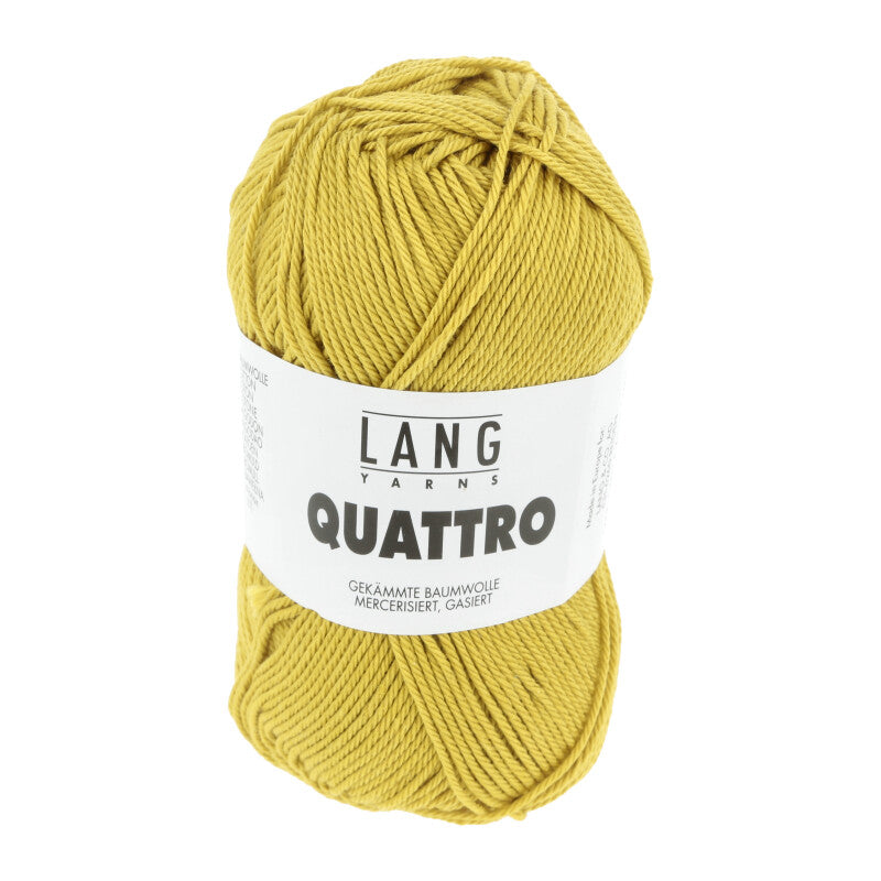Lang Yarns Quattro – 50g / 120m – Mustard (0111)