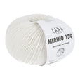 Lang Yarns Merino 150 Yarn, 150m / 50g – White (0001)