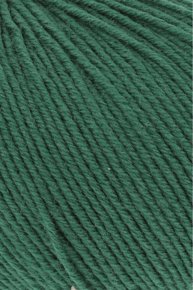 Lang Yarns Merino 150 Yarn, 150m / 50g – Green (0017), yarn texture