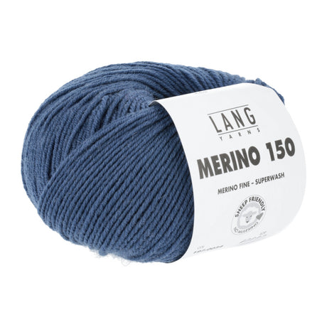 Lang Yarns Merino 150 Yarn, 150m / 50g – Jeans (0034)