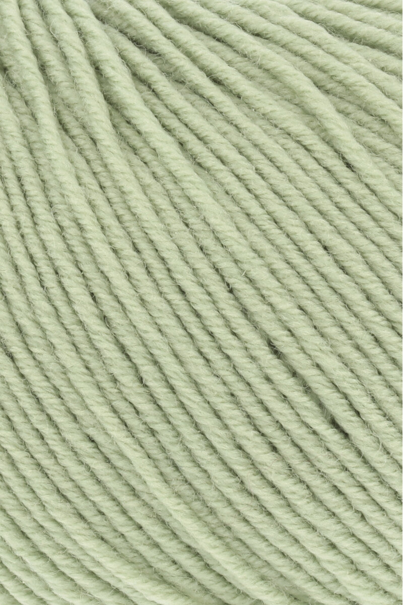 Lang Yarns Merino 150 Yarn, 150m / 50g – Lime Green (0097), yarn texture