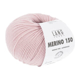 Lang Yarns Merino 150 Yarn, 150m / 50g – Light Rose (0109)