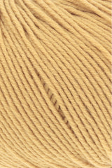 Lang Yarns Merino 150 Yarn, 150m / 50g – Mustard Yellow (0111), yarn texture
