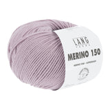 Lang Yarns Merino 150 Yarn, 150m / 50g – Dark Rose (0119)
