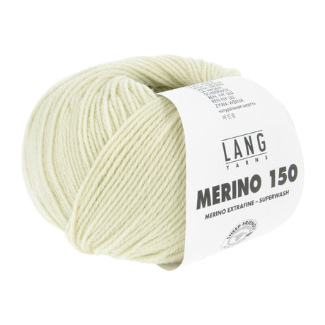 Lang Yarns Merino 150 Yarn, 150m / 50g – Pale Green (0216)