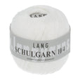 Lang Yarns Schulgarn 10/4 – 100% cotton yarn, 50g/160m – White (0001)