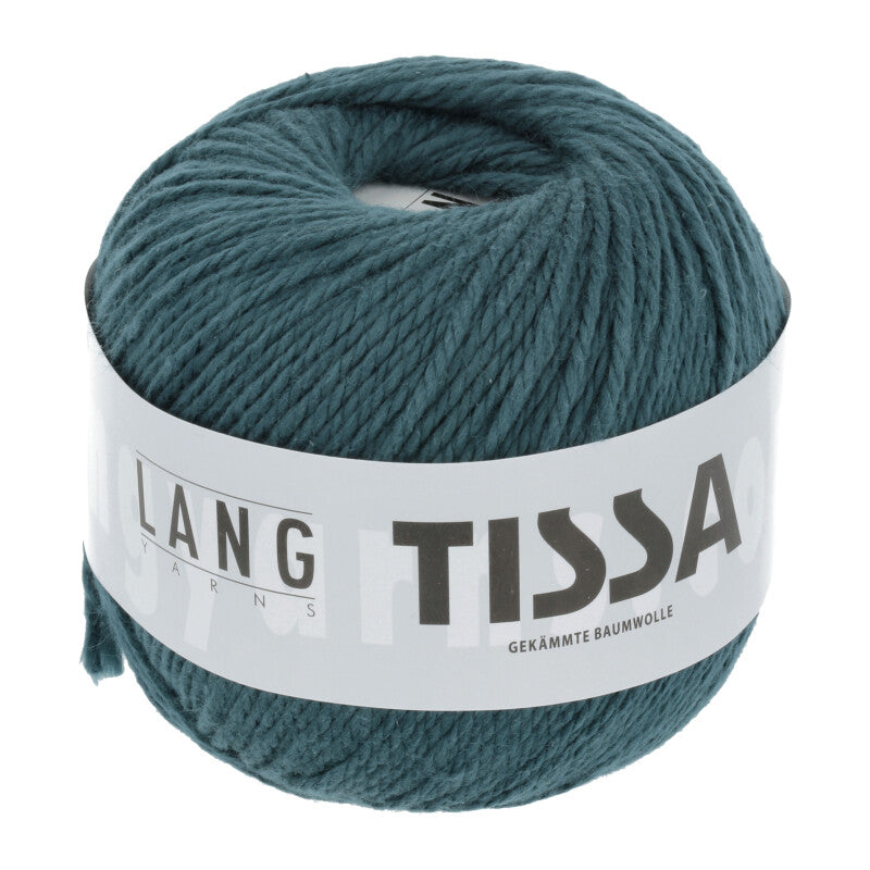 Lang Yarns Tissa – 50g / 80m – Dark Petrol (0188)