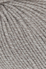 Lang Yarns Merino 120 Yarn, 120m / 50g – White/Beige Mouliné (0052), yarn texture