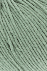 Lang Yarns Merino 120 Yarn, 120m / 50g – Sage (0091), yarn texture