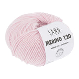 Lang Yarns Merino 120 Yarn, 120m / 50g – Light Rose (0119)