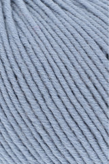 Lang Yarns Merino 120 Yarn, 120m / 50g – Light Jeans (0134), yarn texture