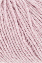 Lang Yarns Merino 120 Yarn, 120m / 50g – Flamingo/White Mouliné (0151), yarn texture