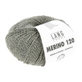 Lang Yarns Merino 120 Yarn, 120m / 50g – Forest Green/Beige Mouliné (0155)