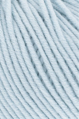 Lang Yarns Merino 120 Yarn, 120m / 50g – Ice Blue (0173), yarn texture
