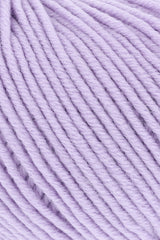Lang Yarns Merino 120 Yarn, 120m / 50g – Light Lavender (0245), yarn texture