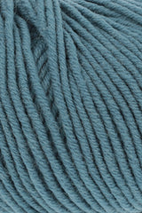 Lang Yarns Merino 120 Yarn, 120m / 50g – Atlantic (0274), yarn texture
