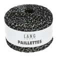 Lang Yarns Paillettes – 25g / 112m – Black/Silver (0004)