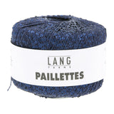 Lang Yarns Paillettes – 25g / 112m – Steel Blue (0010)