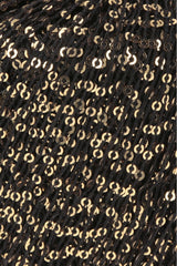 Lang Yarns Paillettes – 25g / 112m – Anthracite/Gold (0070) – detail