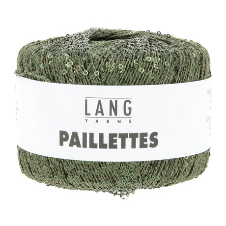 Lang Yarns Paillettes – 25g / 112m – Crocodile Green (0099)