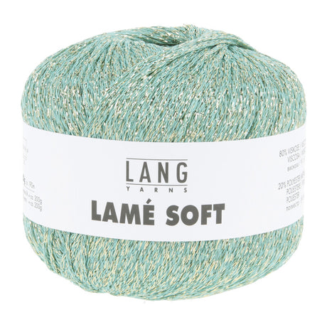 Lang Yarns Lamé Soft – 50g / 190m – Mint (0058)