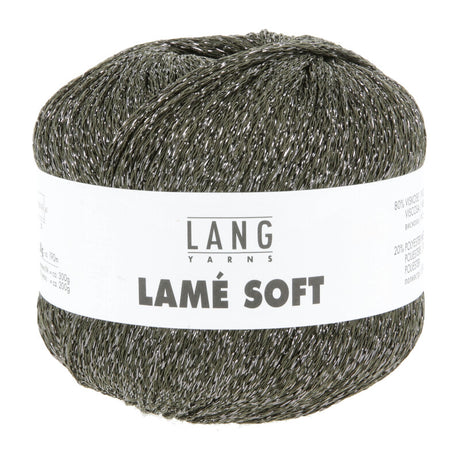 Lang Yarns Lamé Soft – 50g / 190m – Army Green (0099)