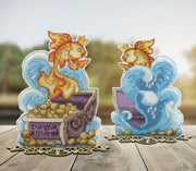 GOLDFISH Amulets Counted Cross Stitch Kit
