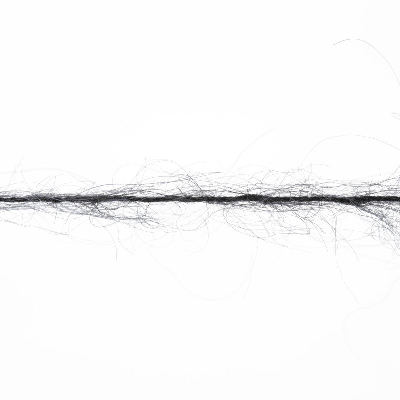 Lang Yarns Mohair Luxe Yarn, 175m / 25g – Black (0004), yarn strand