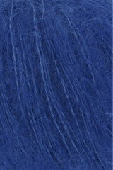 Lang Yarns Mohair Luxe Yarn, 175m / 25g – Royal (0006), yarn texture